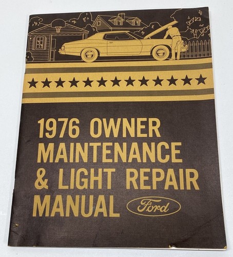 Ford 1976 vintage dueño mantenimiento y reparación de luz manual FPS 365-13076 enero 76 - Imagen 2 de 12