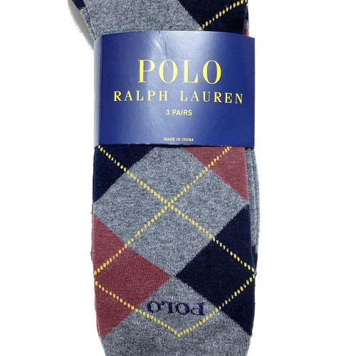Calcetines Polo Ralph Lauren Argyle para hombre 3 pares Crew - Imagen 59 de 244