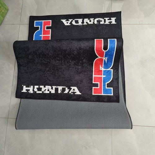 Folding Carpet Floor Mat Anti-slip Motorcycle Garage Mat Workshop For Honda HRC - 第 1/7 張圖片