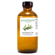 8 fl oz Eucalyptus Globulus Essential Oil (100% Pure & Natural) Glass Bottle
