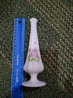 FENTON Flowers BUD VASE HAND-PAINTED AND SIGNED C. Thomas