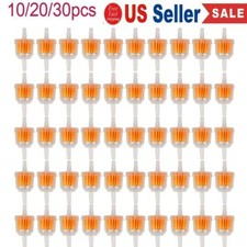 10/20/30Pack Motor Inline Gas Oil Fuel Filter Small Engine for 1/4'' 5/16" Line