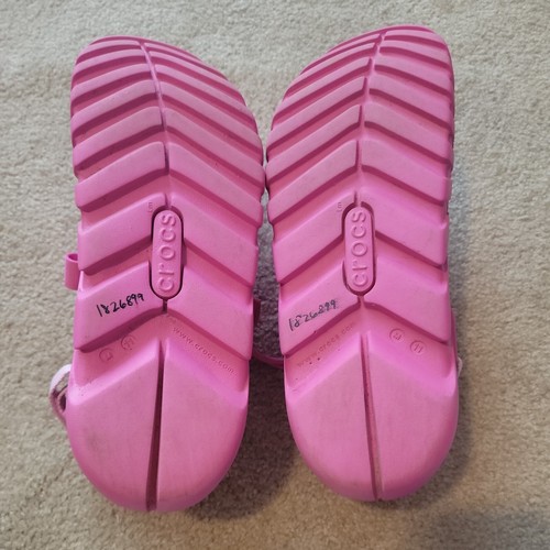 Post Malone X Crocs Duet Max II 2020 207268-001 Size Mens Size 11 Pink READ - Picture 6 of 11