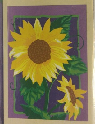 Meadow Creek Sunflowers Garden Flag 28x40'' New