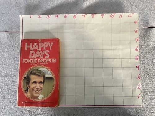 HAPPY DAYS FONZIE DROPS IN 1974 book based on script from TV series - Picture 15 of 15