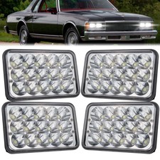 4pc 4x6 Led Headlight Sealed Hilo Beam For Chevrolet Caprice 77-86 Monte Carlo 4pc 4x6 Led Headlight Sealed Hilo Beam For Chevrolet Caprice 77-86 Monte Carlo