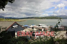 PHOTO  BOAT YARD AND BAY PORTHMADOG OVERLOOKING MADOG BOAT YARD ON THE WHARF AT