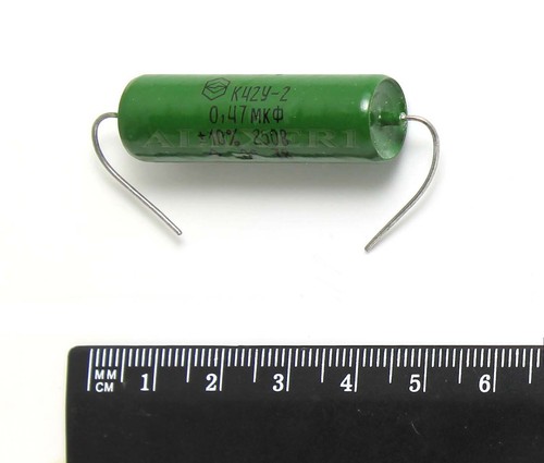 Condensatore PIO K42Y-2 0,047uF - 1uf 250 V Carta in Variazioni Olio URSS NOS - Foto 9 di 10