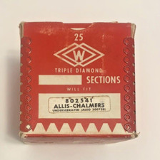 Allis Chalmers 802541 Sickle Bar Mower Blade Underserrated Sections Box of 25