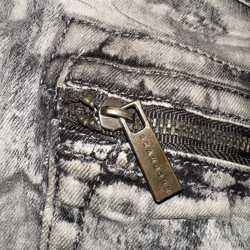 Vintage Sean John Jean Denim Button Up Shirt 3XL 100% Cotton Hip Hop Mens Gray - Picture 8 of 9