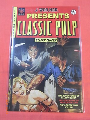 J. Werner Presents CLASSIC PULP: Ellery Queen (2020 Source Point Press) 