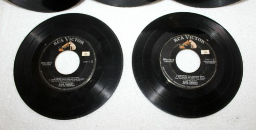 5- Elvis Presley RCA Victor 45 RPM Records ~ Jailhouse Rock, Too Much, Don't be - Picture 3 of 11
