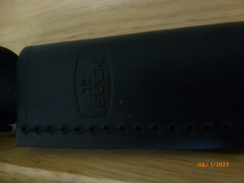 Buck 117 BKS Brahma Small Fixed Blade Knife USA With Leather Sheath - NIB - Picture 6 of 8