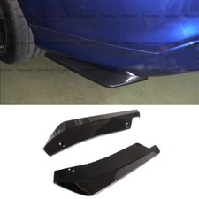 For Toyota Camry Universal Rear Bumper Lip Splitter Diffuser Glossy Black