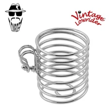 Authentic Original Lowrider Bike Round Cup Holder Chrome Bicycle Part