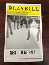 Next to Normal Playbill Off Broadway 2nd Stage Feb 2008 Aaron Tveit Alice Ripley Next to Normal Playbill Off Broadway 2nd Stage Feb 2008 Aaron Tveit Alice Ripley