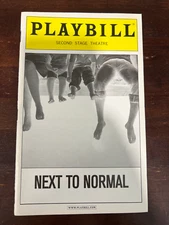 Next to Normal Playbill Off Broadway 2nd Stage Feb 2008 Aaron Tveit Alice Ripley