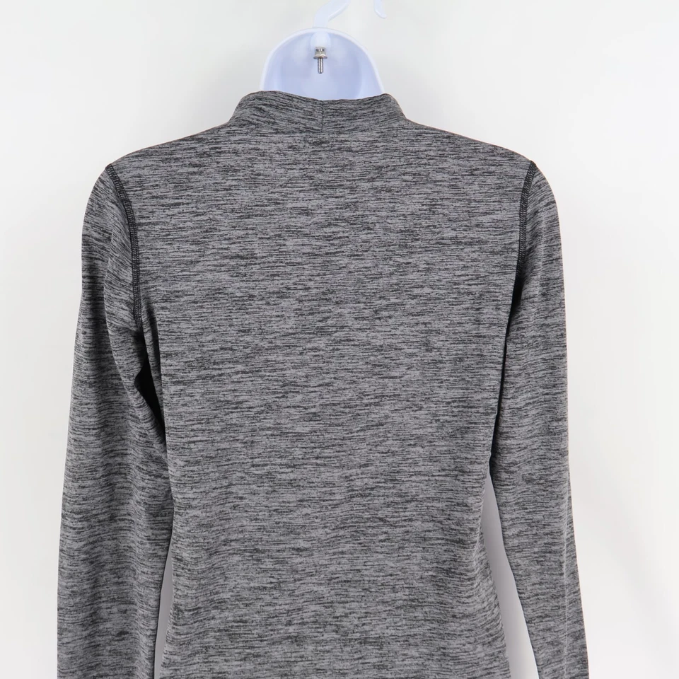 Camisa de ropa deportiva Cuddl Duds para mujer talla S gris a rayas clima agujeros para los pulgares derechos Foto 4 de 4