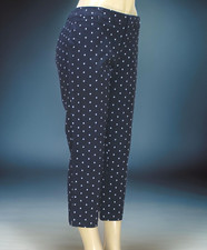 Tommy Hilfiger Women's Waverly Slim Stretch Capri Pants Navy Size 10