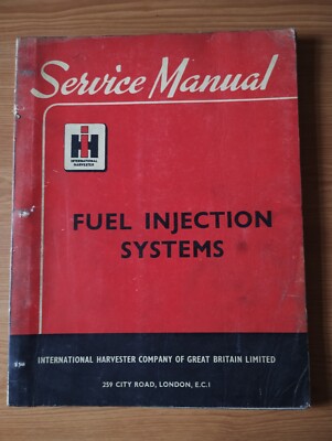 International Harvester Service Manual Einspritzsysteme SM 11