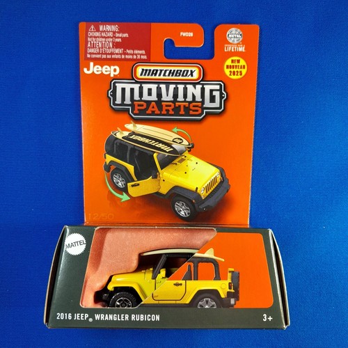 2025 Matchbox Moving Parts - 2016 Jeep Wrangler Rubicon Opening Doors #12/50 - Picture 9 of 9