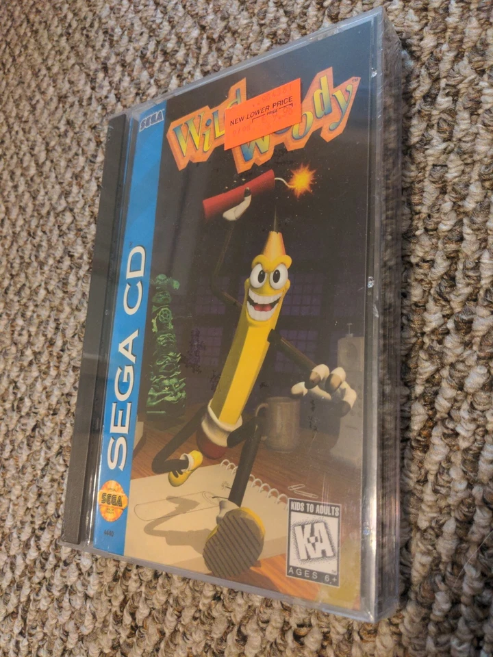 Wild Woody - Sealed Sega CD Game Brand New Unopened 1995 - Image 2 of 4