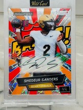 Shedeur Sanders Auto 1/2 Comix