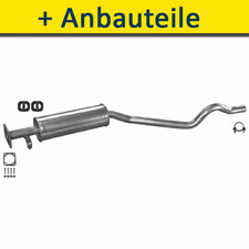 Mittelschalldämpfer mit Montagesatz für DAEWOO NEXIA 1.5 1.8 1991-1999
