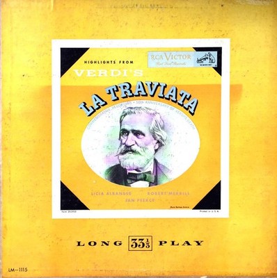 Giuseppe Verdi, Licia Albanese, Robert Merrill, Jan Peerce, Highlights From Verd