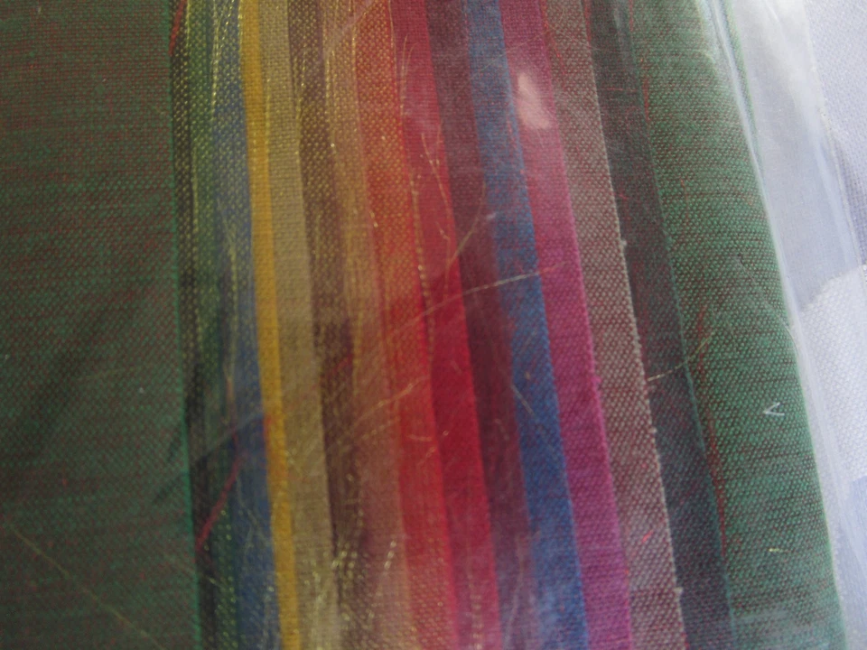 Recuerdo Acolchado ALGODÓN COJO 10" Cuadrado, LOTE - 2, ALGODÓN/NYLON, PASTEL, JOYA Foto 4 de 4