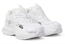 Versace Mercury M VS 01 Men  s Leather White Sneakers 10 US 43 1016711 NIB 990