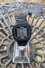Vintage Casio LA20WH Women's Classic Digital Black Resin Band Watch NOS