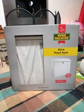 Image of Burg-Wachter Aire Post Box. Galvanised Steel. White. New
