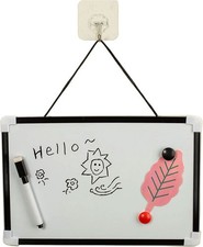 A4 Magnetic Whiteboard Dry Wipe Memo Notice Board with Magnets Pen & Eraser