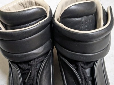 Maison Margiela Future Sneakers Black Men 9 42 High Tops Leather