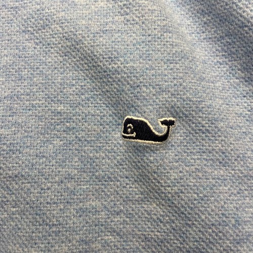 Pullover Vineyard Vines Performance Cuarto Cremallera Para Hombre 2XLT Azul Manga Larga Alto - Imagen 2 de 7