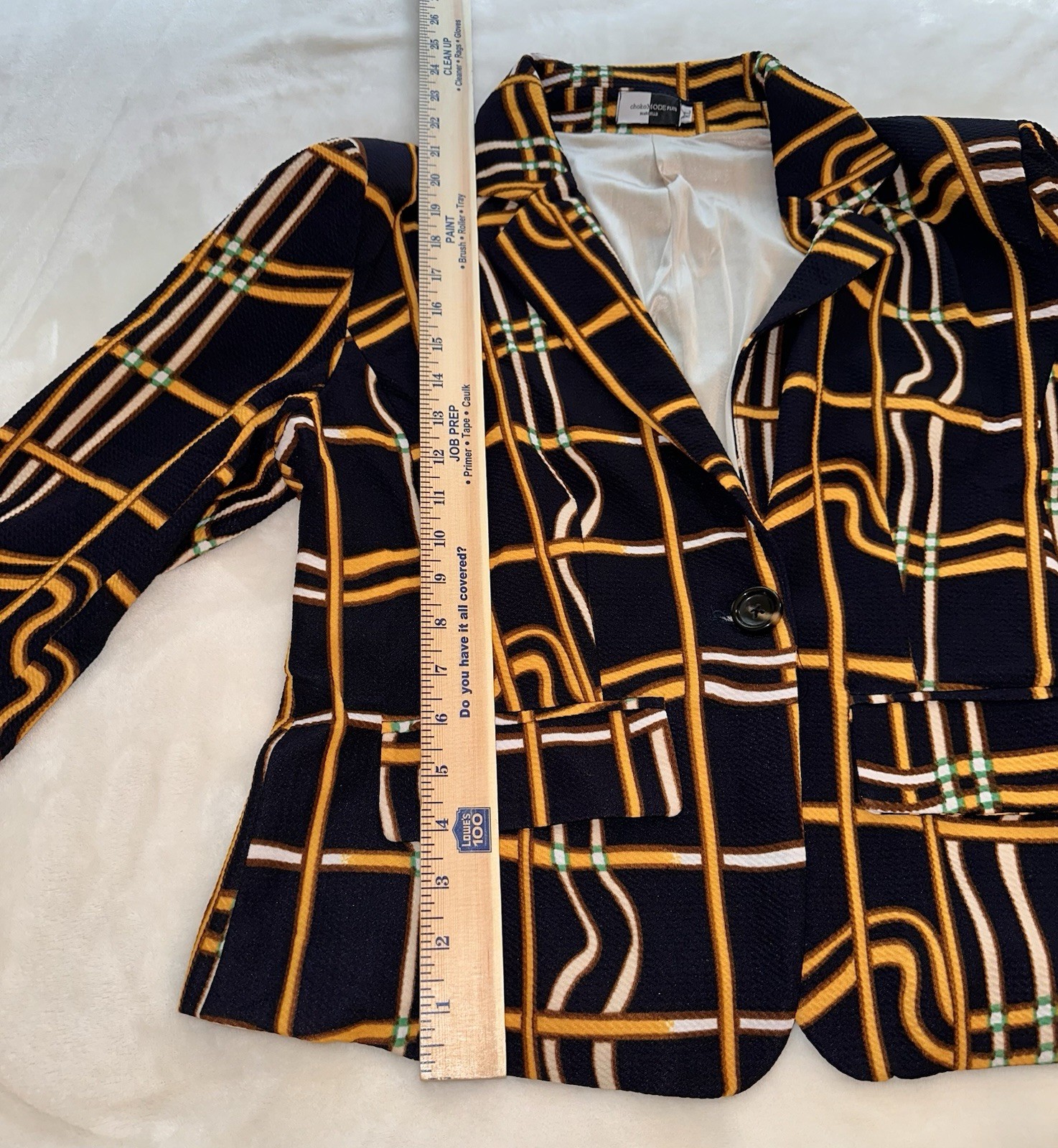 ChokoMode Bold Patterned Blazer Jacket For Modern… - image 9