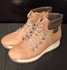 Maurices Brown Hiker Ankle Boots Lace-Up Roun...
