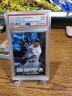 2023 Topps Bob Ross Ken Griffey Jr WHITE TITANIUM PEAKS OF POWER /35 PSA 9