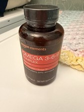 Amazon Elements Omega-3-6-9 Purified Fish Oil Softgels, Heart Health 60 Count