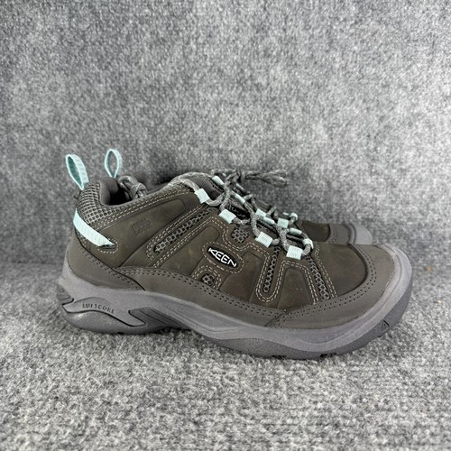 Keen Circadia Vent Schuhe Damen 8 grau blau Trail Wandern Outdoor Stiefel