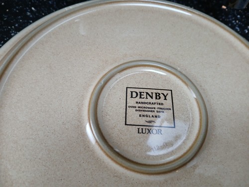 DENBY LUXOR DINNER PLATES X 4 - Picture 3 of 3