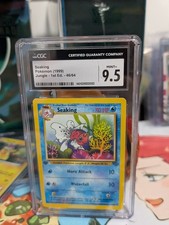 Pokemon TCG Seaking 46/64 Jungle First Edition CGC 9.5 *Free Shipping*