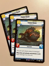 Star Wars Unlimited LOF 63 Oggdo Bogdo Bogano Brute x3 Play Set