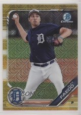 2019 Bowman Chrome Prospects Mega Box Gold Mojo Refractor 11/50 Alex Faedo 4m0
