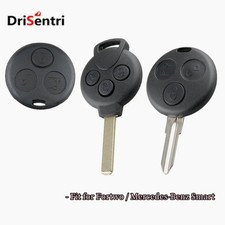 3 Buttons Car Key Shell Fob Uncut Blank Blade Remote Key Case Cover Replacement
