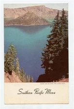 Southern Pacific Railroad Menu Crater Lake National Park Cover Shasta Route