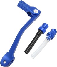 Motorcycle Folding Gear Shifter Shift Lever, Foldable Motorbike Pedal Blue