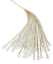 New Holiday Lane Shine Bright Glitter Pick Christmas Decoration Gold