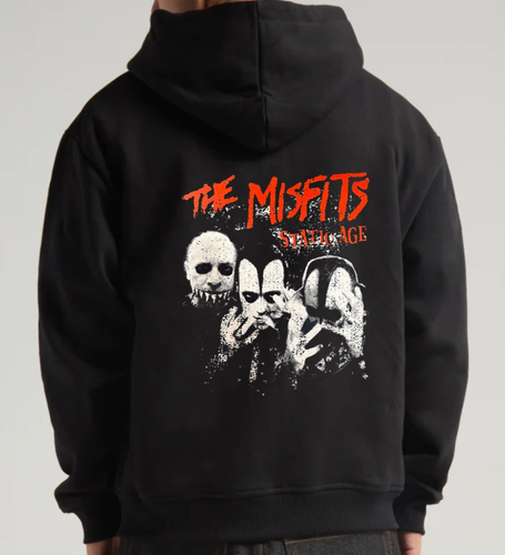 Misfits American Punk Rock Band Men's Black Hoodies (Double Designs) - Picture 4 of 8